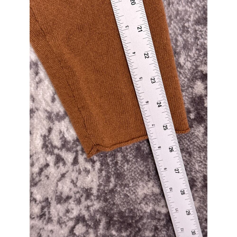 Lilysilk Sweater Large Women 100% Cashmere Wrap Shawl Long Toffee Brown Cardigan - Picture 5 of 9